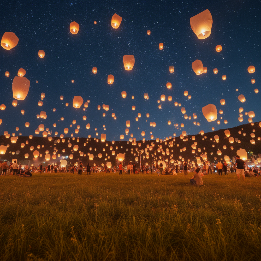 Runaway Dilek Feneri Gökyüzü Lambası ve Kutlama Balonu