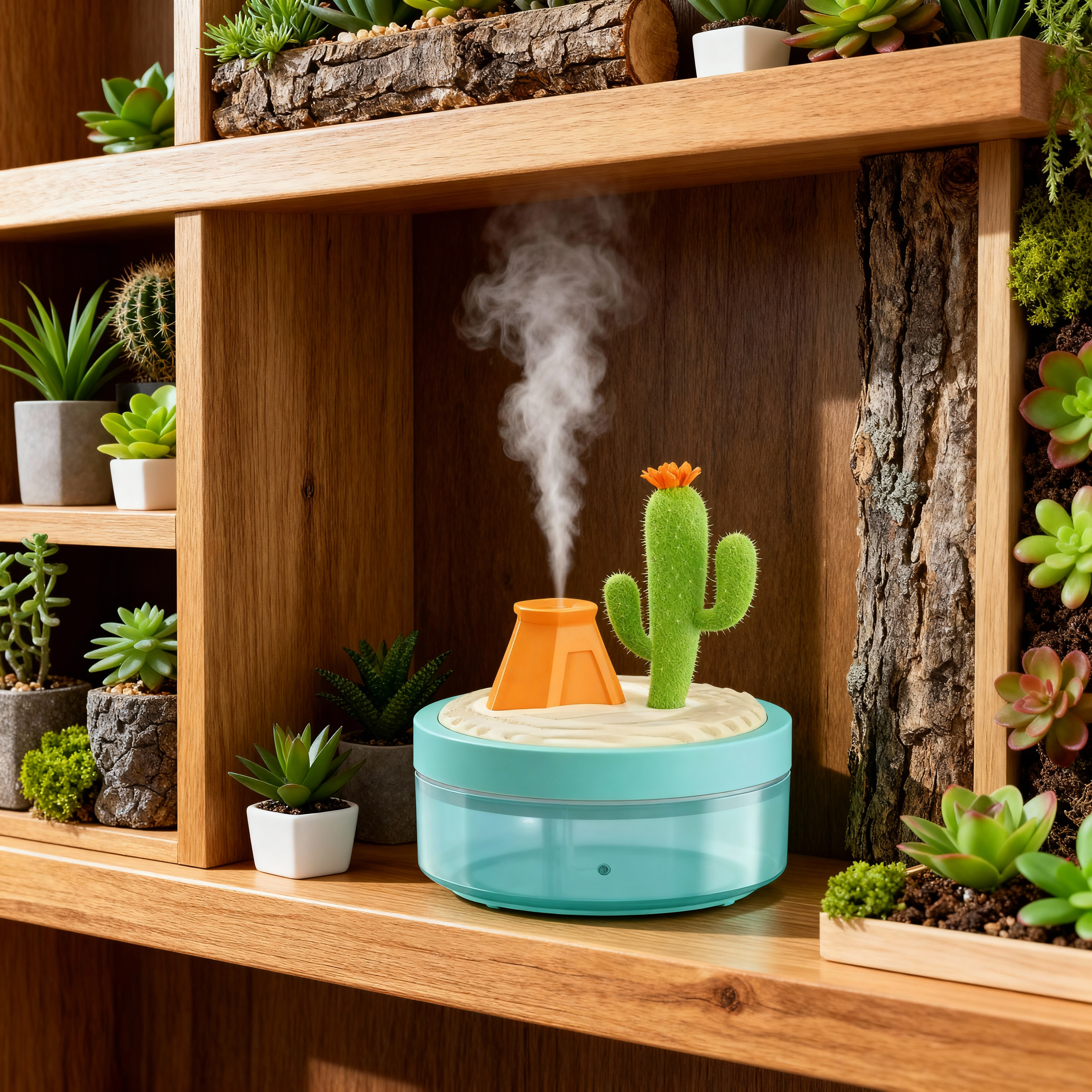 Runaway Doğa Temalı Mini Nemlendirici – LED Işıklı ve Sessiz