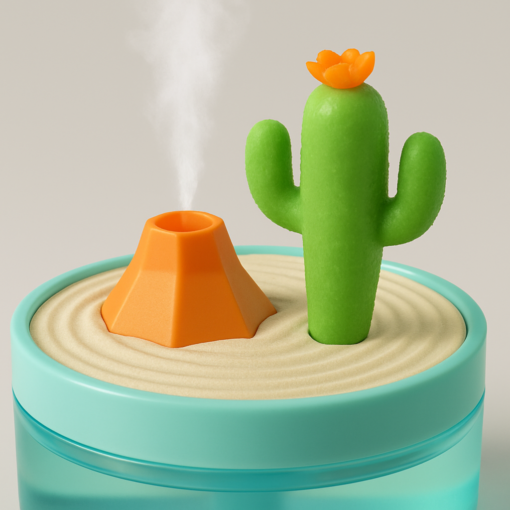 Runaway Doğa Temalı Mini Nemlendirici – LED Işıklı ve Sessiz