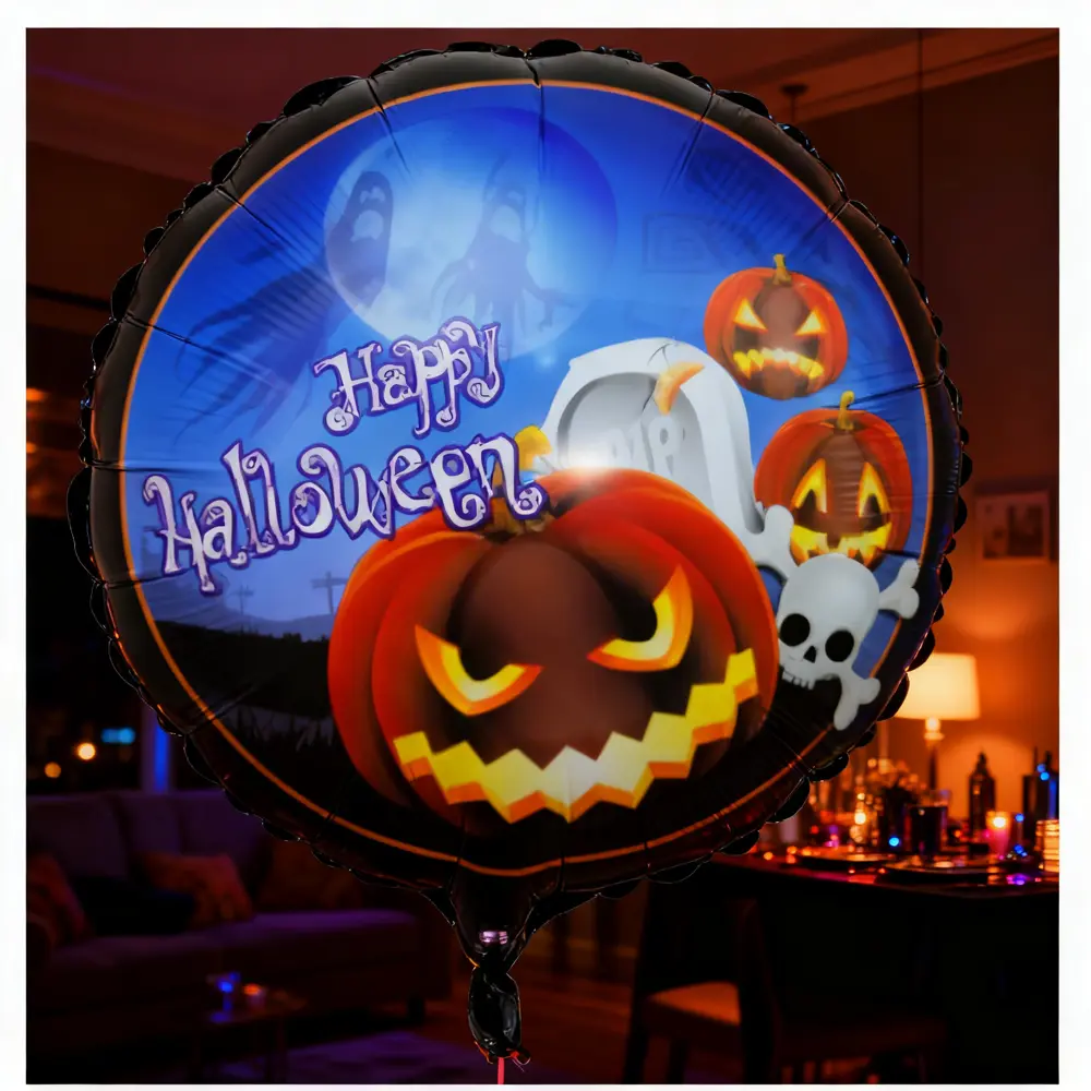Runaway Happy Halloween Balkabağı Balon Dekor