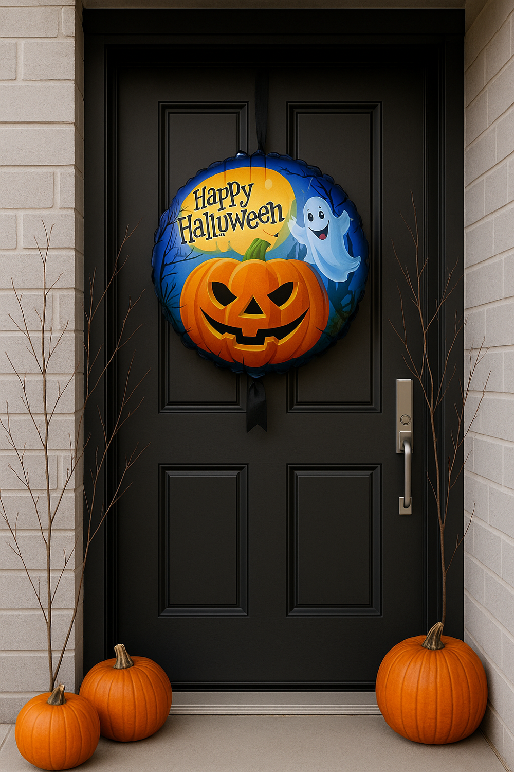 Runaway Happy Halloween Balon Dekoratif Karşılama Panosu