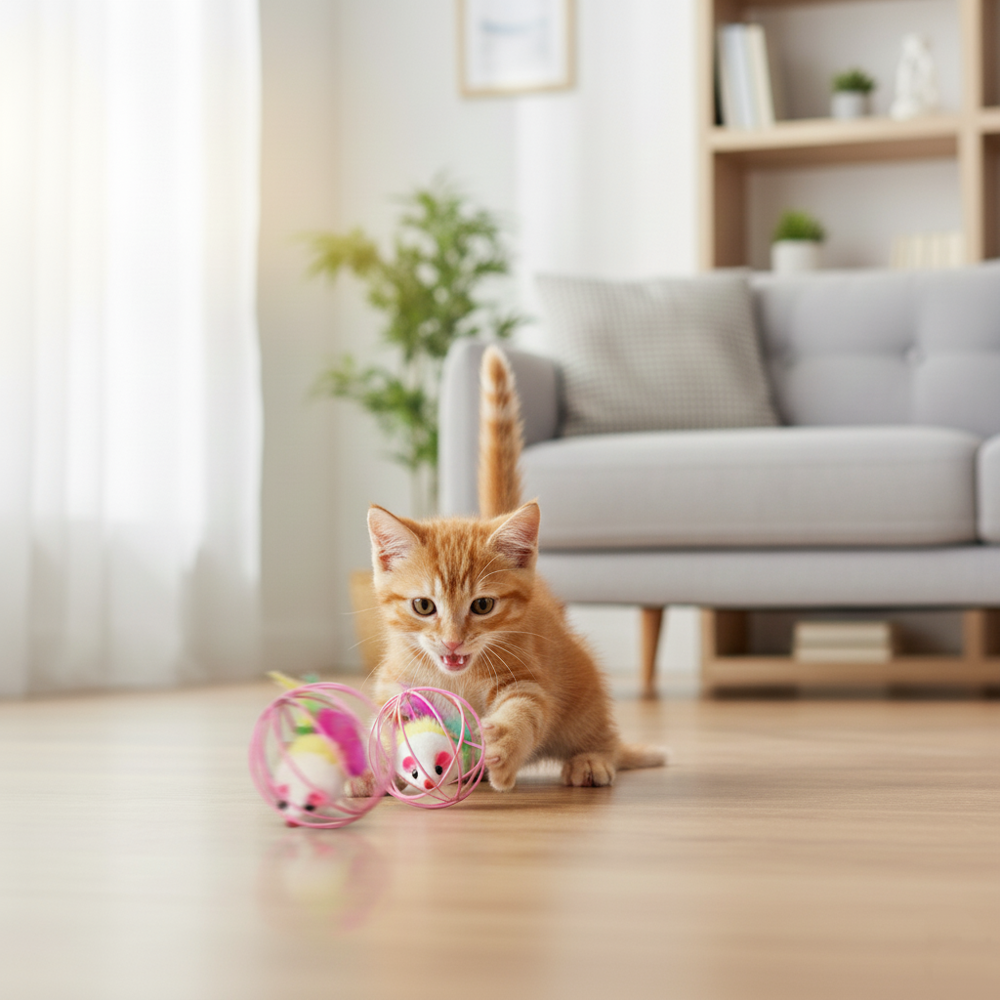 Runaway Hareketli Kedi Oyuncağı Av İçgüdüsünü Canlandırır