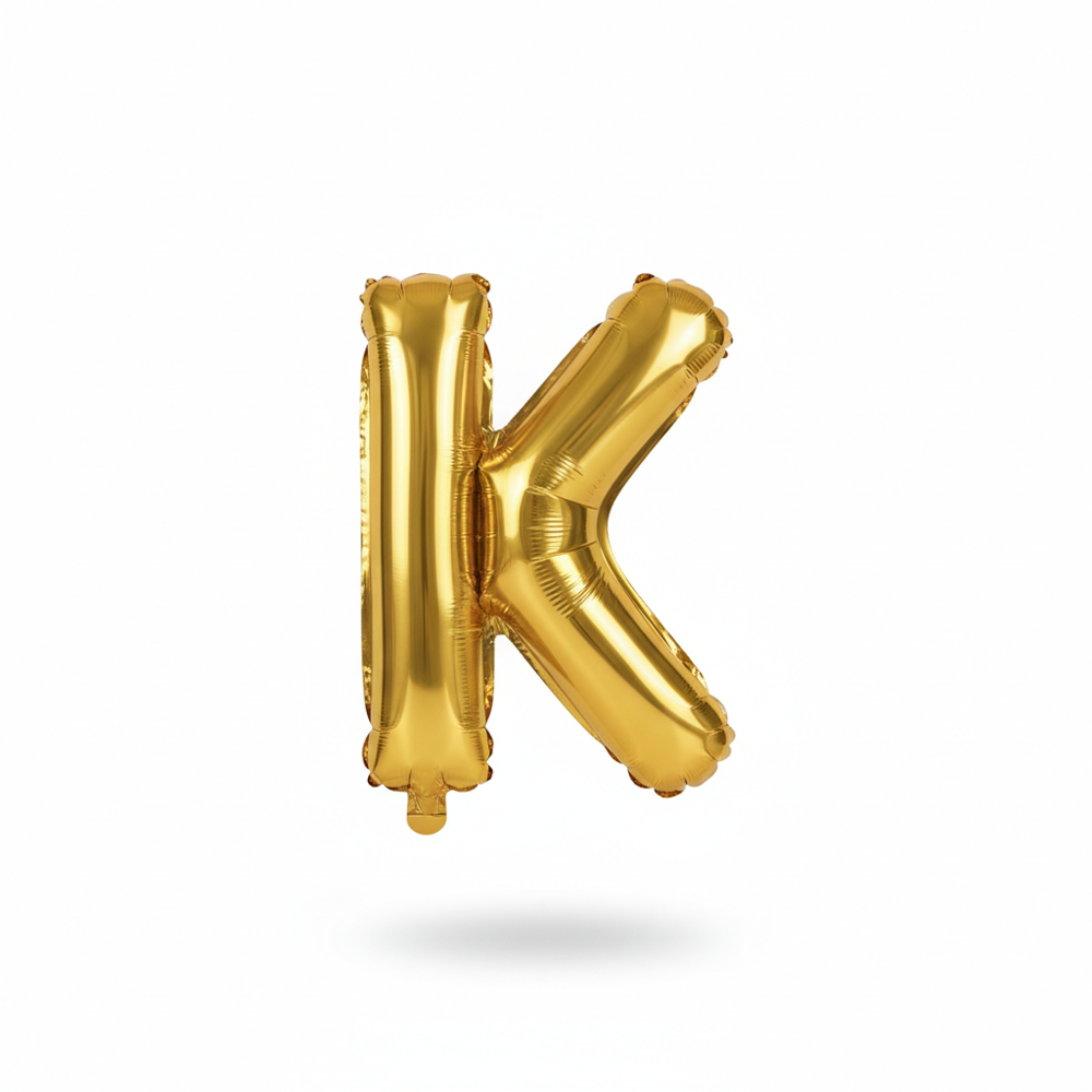 Runaway K Harf Folyo Balon 1m Parti ve Vitrin