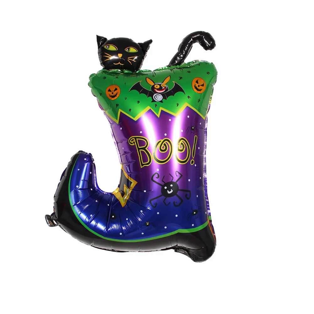 Runaway Kara Kedi Folyo Balon Halloween ve Oda Dekoru