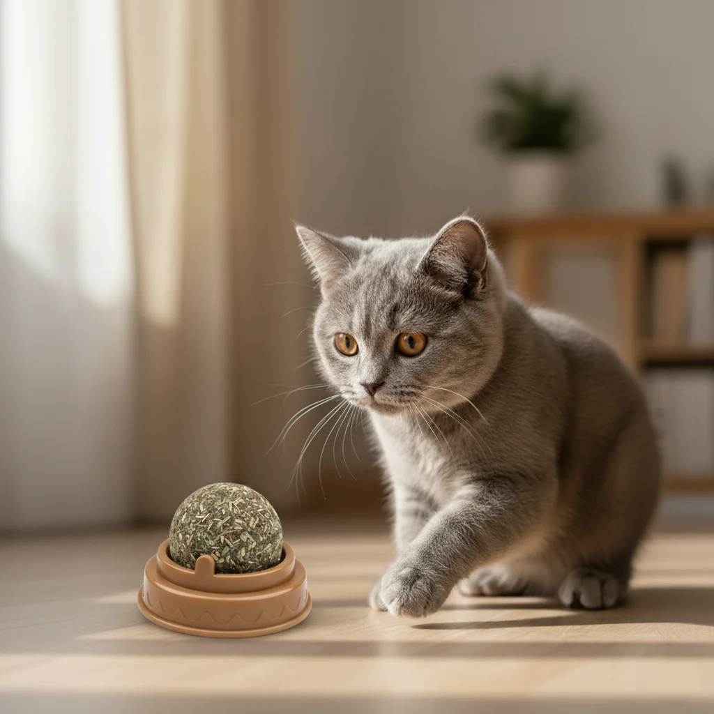 Runaway Kedi Nanesi Oyun Topu Doğal Rahatlama ve Oyun