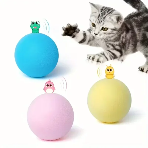 Runaway Kedi Otlu İnteraktif Sesli Top Oyuncak