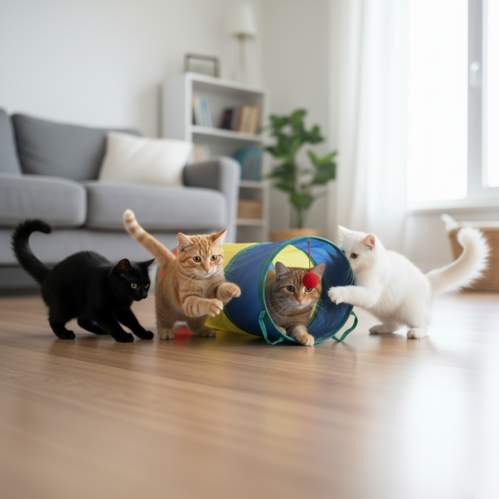 Runaway Kedi Oyun Tüneli – Eğlenceli ve Etkileşimli