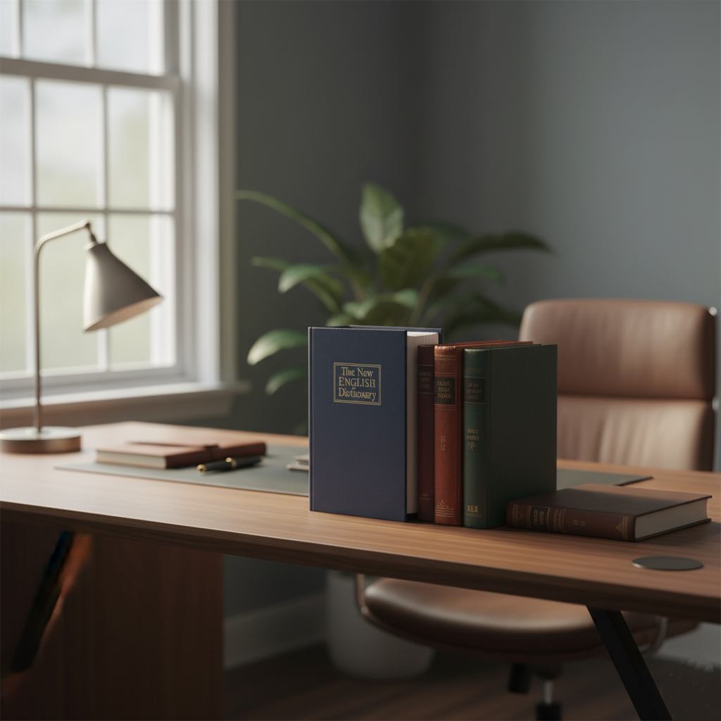 Runaway Kitap Görünümlü Gizli Kasa - Sözlük Tasarımı