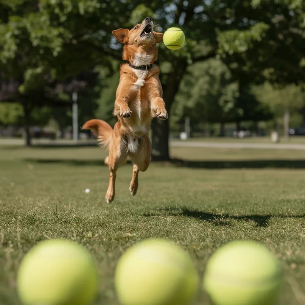 Runaway Köpek Tenis Topu 3'lü Set Oyun ve Eğitim İçin