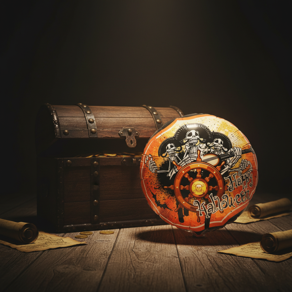 Runaway Korsan Folyo Balon Halloween ve Tematik Parti Dekoru