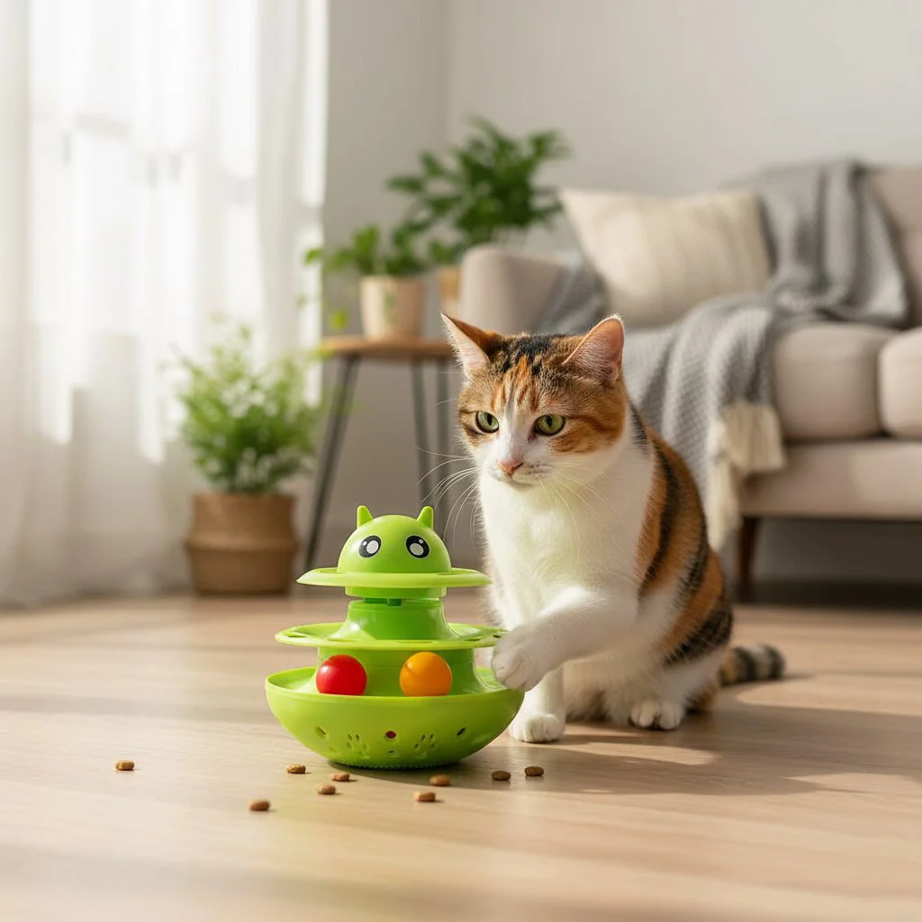 Runaway Mama Hazneli Yavaş Besleme Kedi ve Köpek Oyuncağı