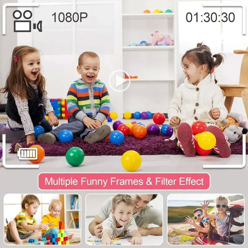 Runaway Mini Kamera Fotoğraf Makinesi 1080P TFT Ekranlı