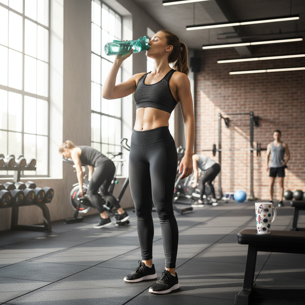 Runaway Motivasyon Su Matarası 1 Litre – Günlük Su Takibi