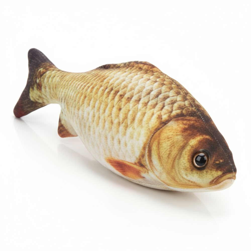 Runaway Peluş Balık Kedi Oyuncağı Av İçgüdüsü Oyunu