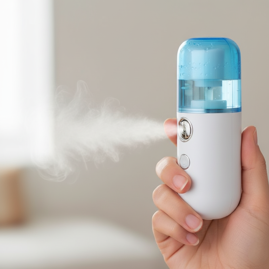 Runaway Şarjlı Mini Cilt Buhar Makinesi Taşınabilir Nem