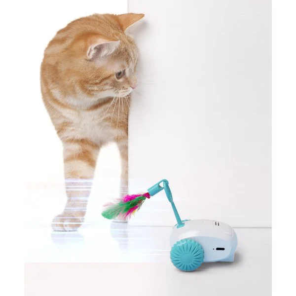 Runaway Şarjlı Robot Kedi Oyuncağı Otomatik Av Oyunu