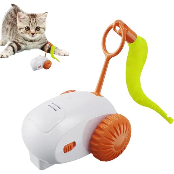 Runaway Şarjlı Robot Kedi Oyuncağı Otomatik Av Oyunu
