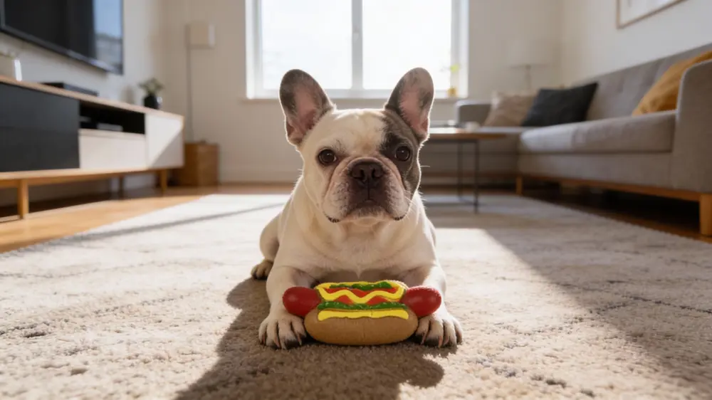Runaway Sesli Köpek Oyuncağı - Dayanıklı Hot Dog Vinil Runaway Sesli Köpek Oyuncağı - Dayanıklı Hot Dog Vinil