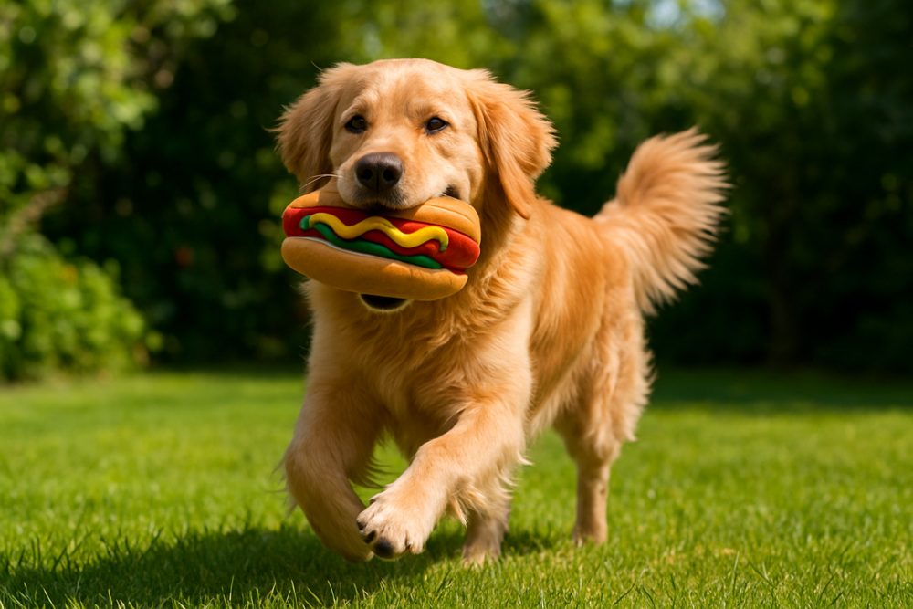 Runaway Sesli Köpek Oyuncağı - Dayanıklı Hot Dog Vinil Runaway Sesli Köpek Oyuncağı - Dayanıklı Hot Dog Vinil