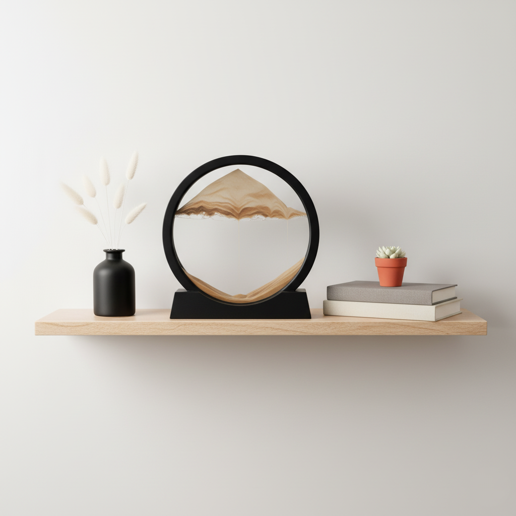 Runaway Sulu Kum Saati – Orta Boy Dekoratif Akış Saat