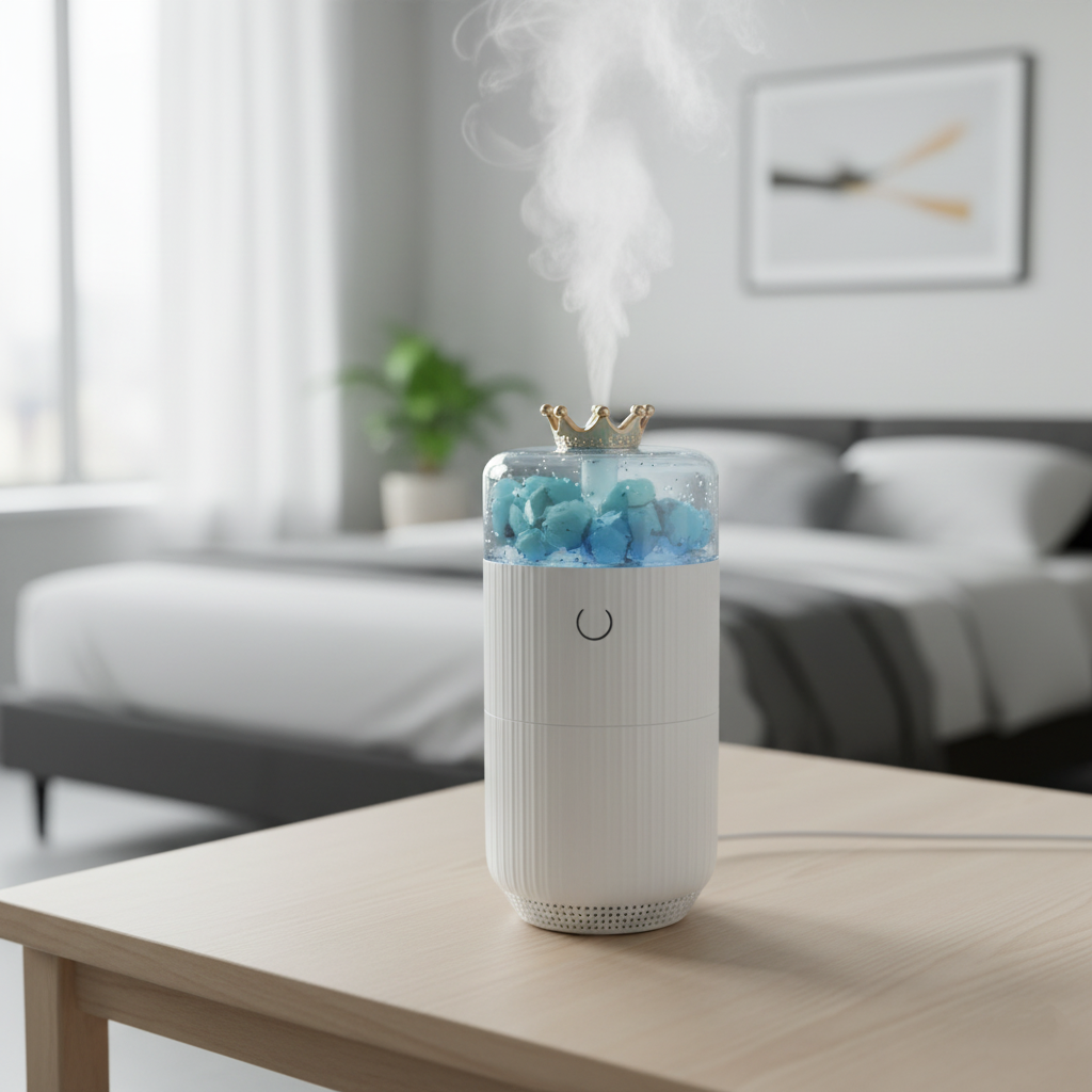 Runaway Taçlı Hava Nemlendirici Sessiz ve Etkili Nemlendirme