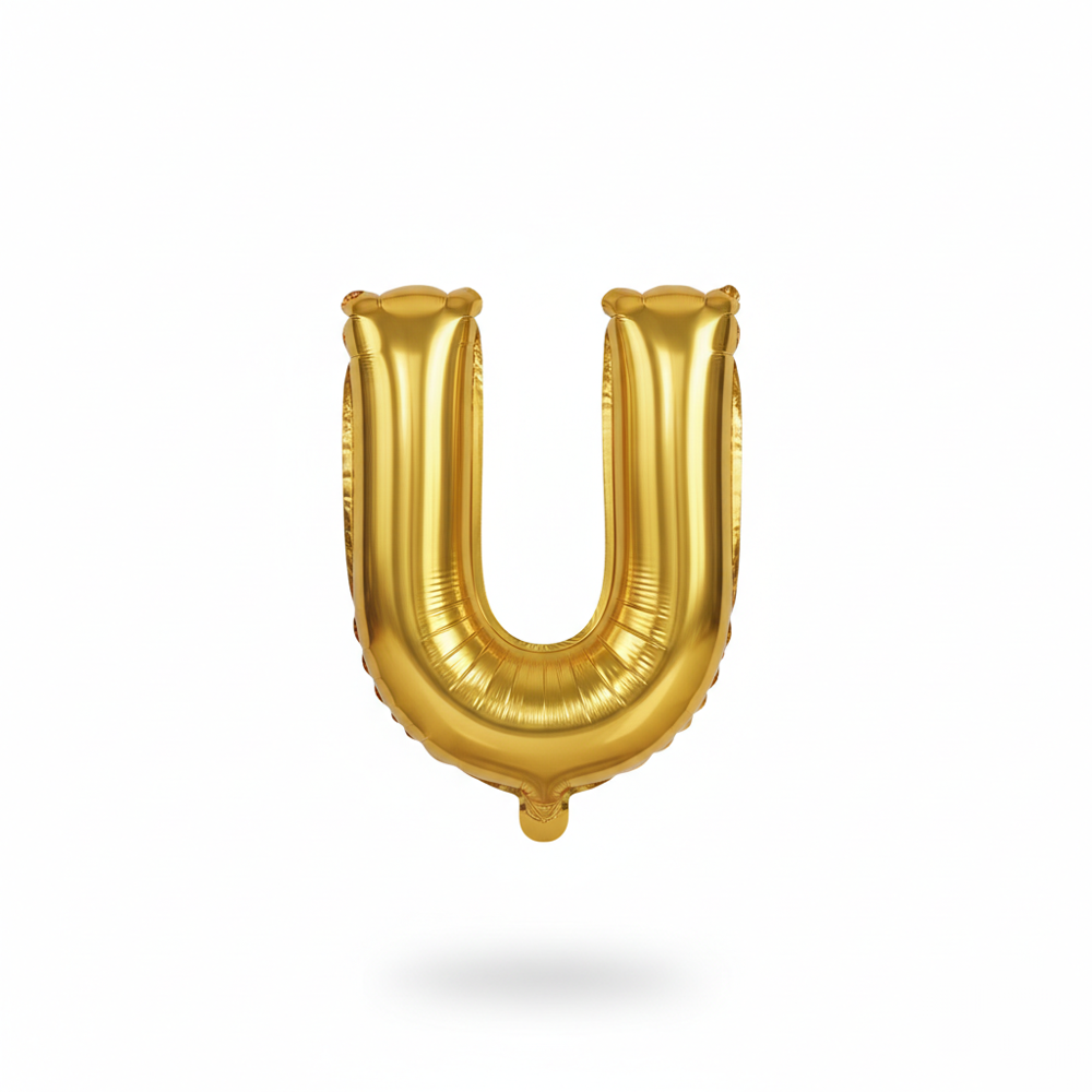 Runaway U Harf Folyo Balon 1m Parti ve Vitrin