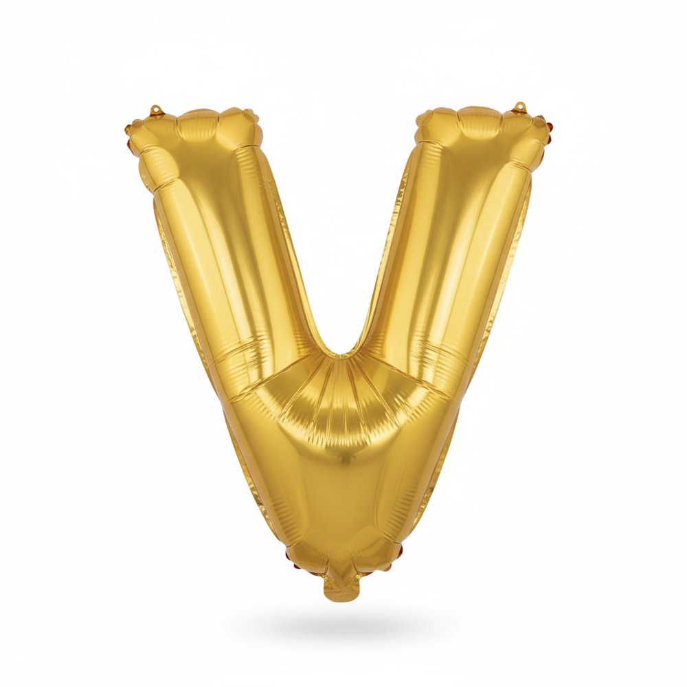 Runaway V Harf Folyo Balon 1m Parti ve Dekor