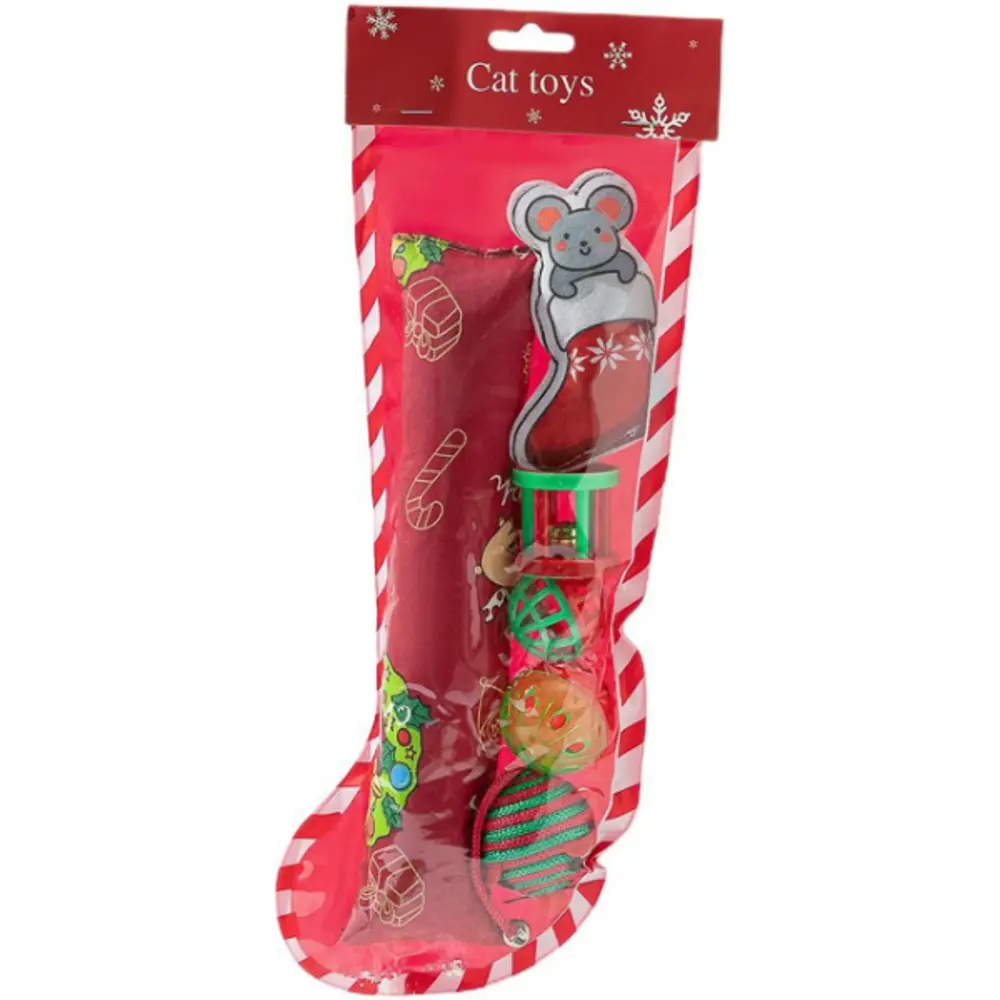 Runaway Yılbaşı Konseptli Kedi Oyuncak Seti Hediye