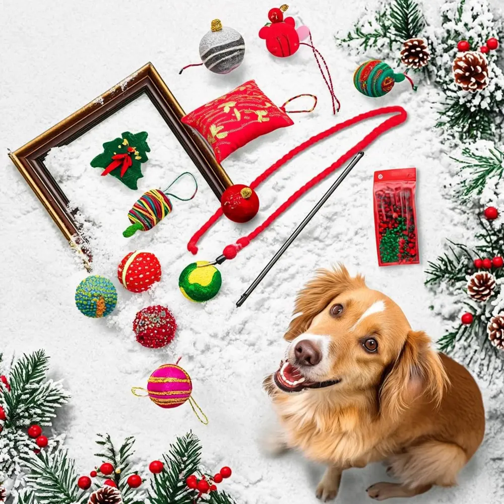 Runaway Yılbaşı Konseptli Kedi Oyuncak Seti Hediye