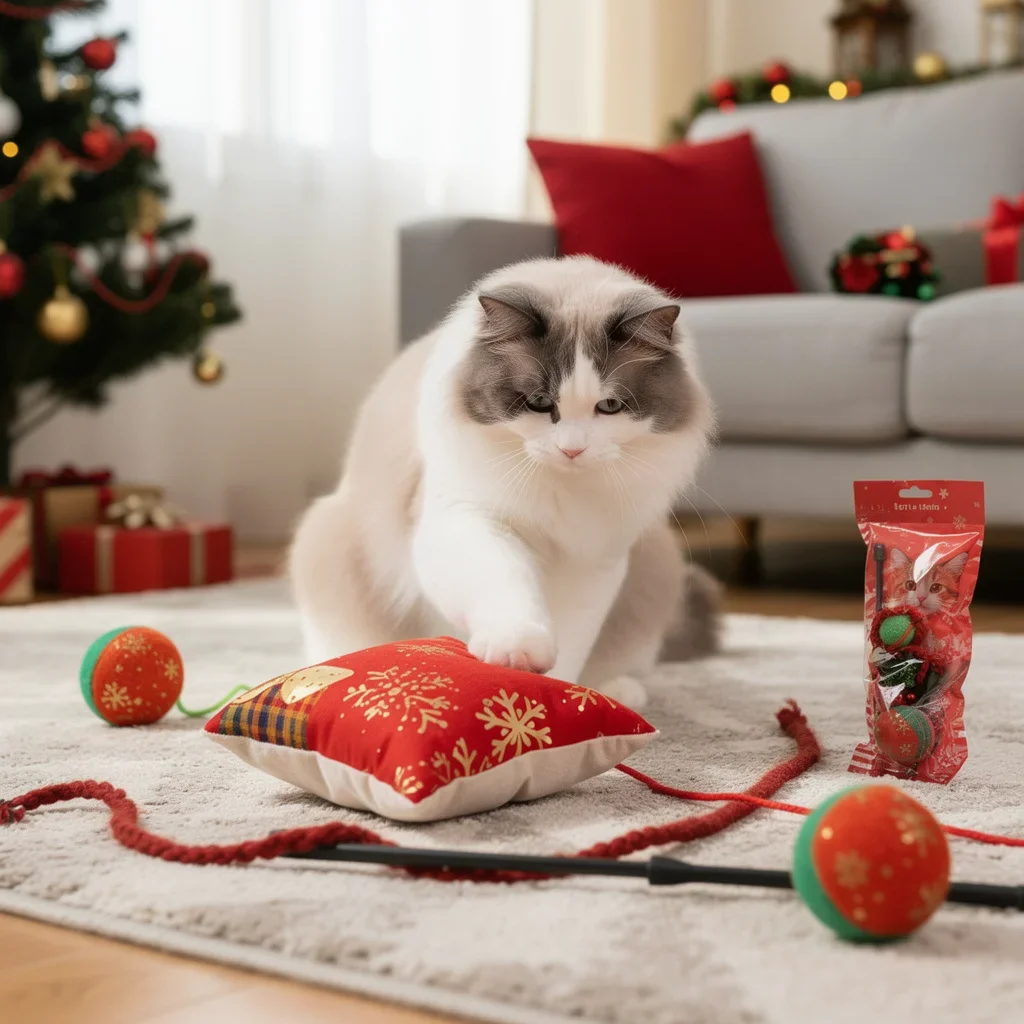 Runaway Yılbaşı Temalı Kedi Oyuncak Seti Eğlence ve Hareket Runaway Yılbaşı Temalı Kedi Oyuncak Seti Eğlence ve Hareket