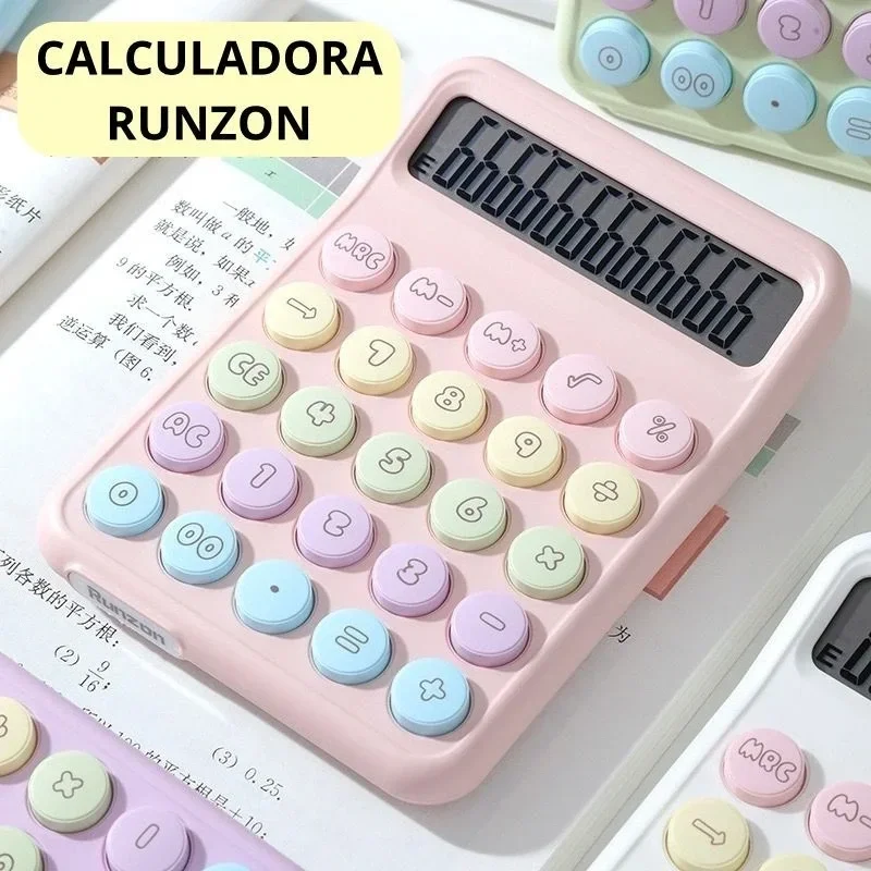 Runzon Renkli Hesap Makinesi Yuvarlak Uçlu 12 Hane Mavi Rz-822 Bx40 Fiyatı, Yorumları ve Özellikleri