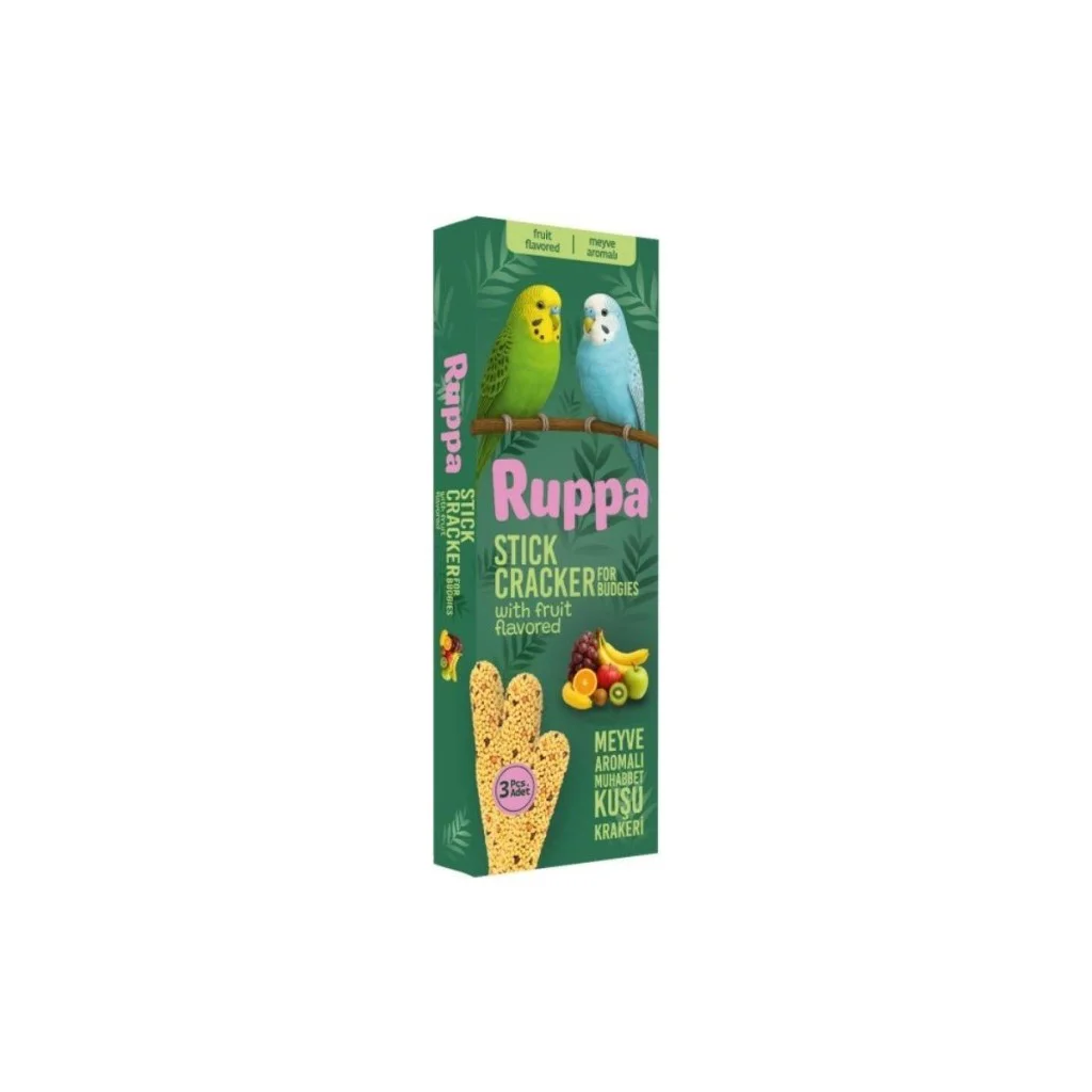 Ruppa Meyveli Muhabbet Kuşu Krakeri 3'lü