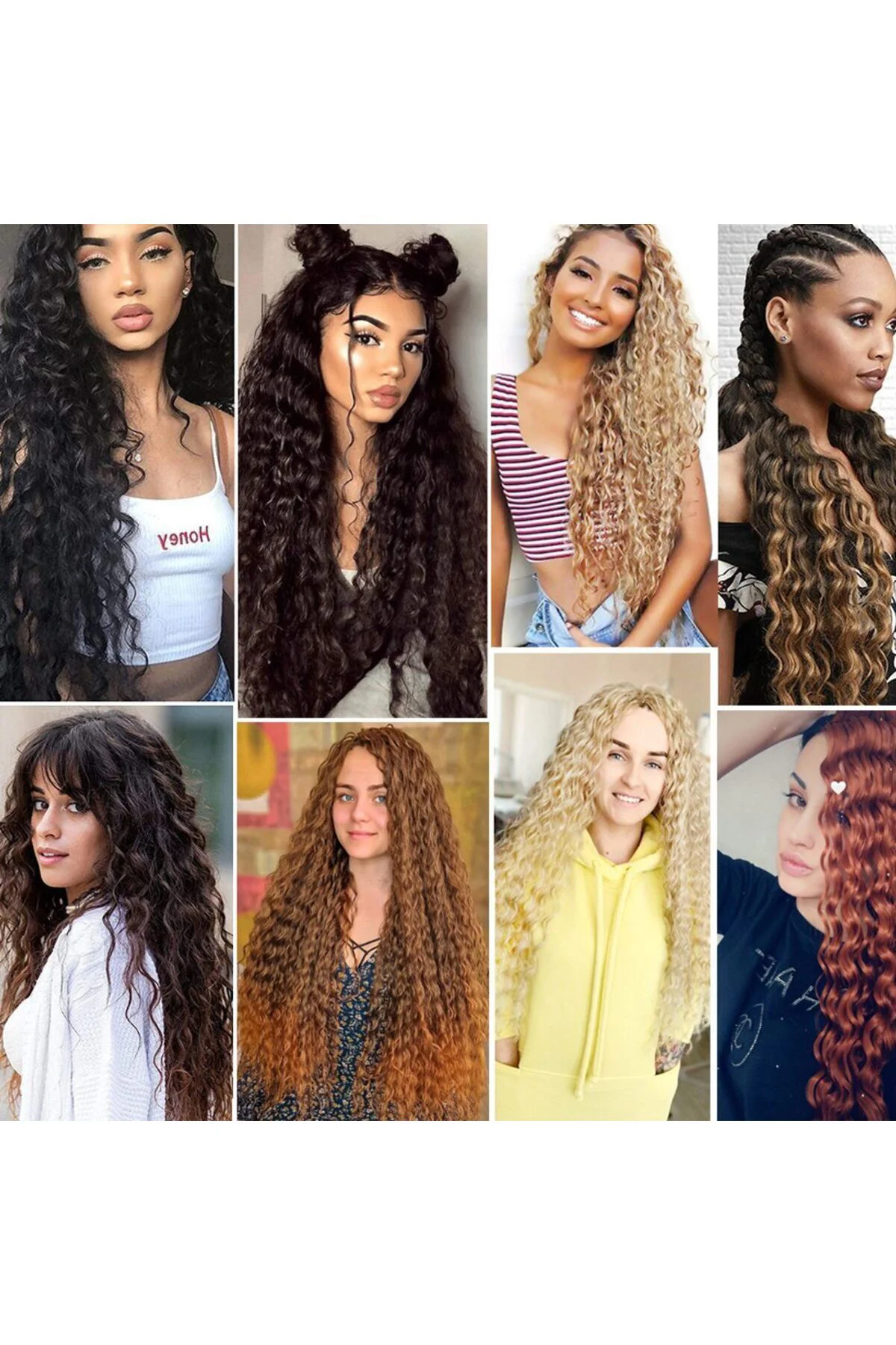 Rus Afro Dalgası Saç / Kumral