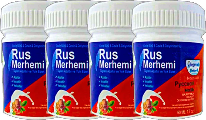 Rus Merhemi 4'lü Set – Kuş Tüy Bakımı İçin 50 ml x 4 Adet Profesyonel Ürün
