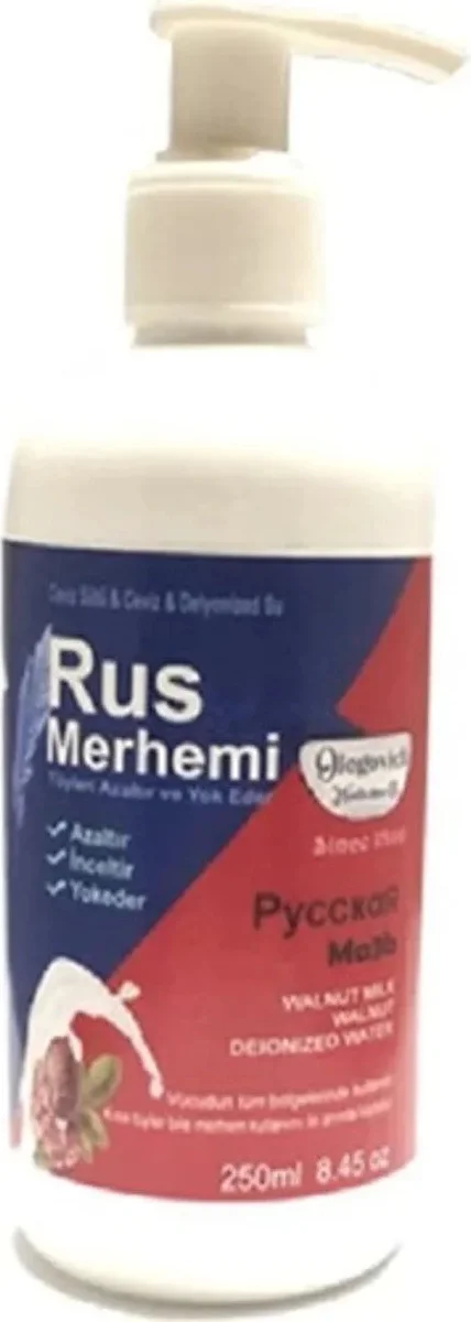 Rus Merhemi Tüy Azaltıcı 250 ml - Etkili Doğal Tüy Dökücü Fiyatı, Yorumları ve Özellikleri