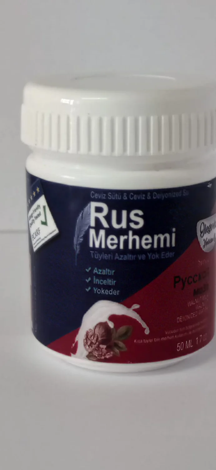 Rus Merhemi Tüy Dökücü 50 ml – Etkili & Hassas Cilt İçin Fiyatı, Yorumları ve Özellikleri
