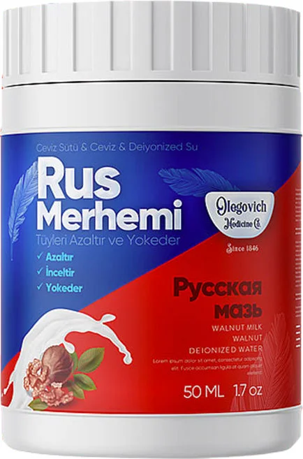 Rus Merhemi Tüy Dökücü 50ML 2 Adet - Ağrısız & Hızlı Tüy Arındırma Fiyatı, Yorumları ve Özellikleri