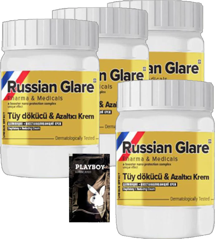 Rus Merhemi Tüy Kremi + Jel — 4'lü Nano Teknoloji Seti (4 x 50 ml)