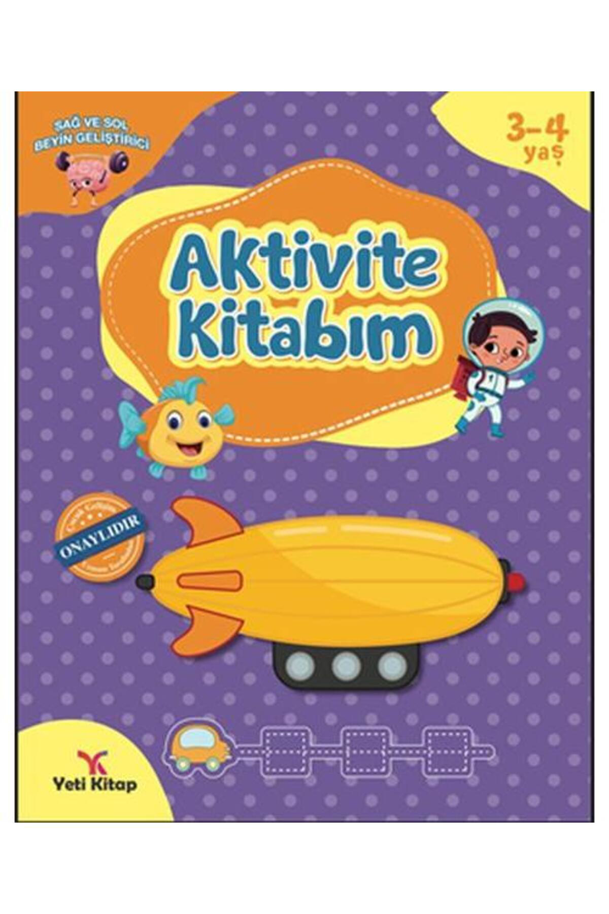 Yeti Kitap Rusça 34 Yaş Aktivite Kitabım