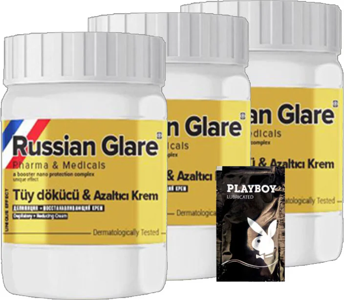 Rusian Glare Nano Tüy Kremi 3'lü Set (3 x 50 ml) + Jel — Etkili ve Nazik Tüy Alma Fiyatı, Yorumları ve Özellikleri