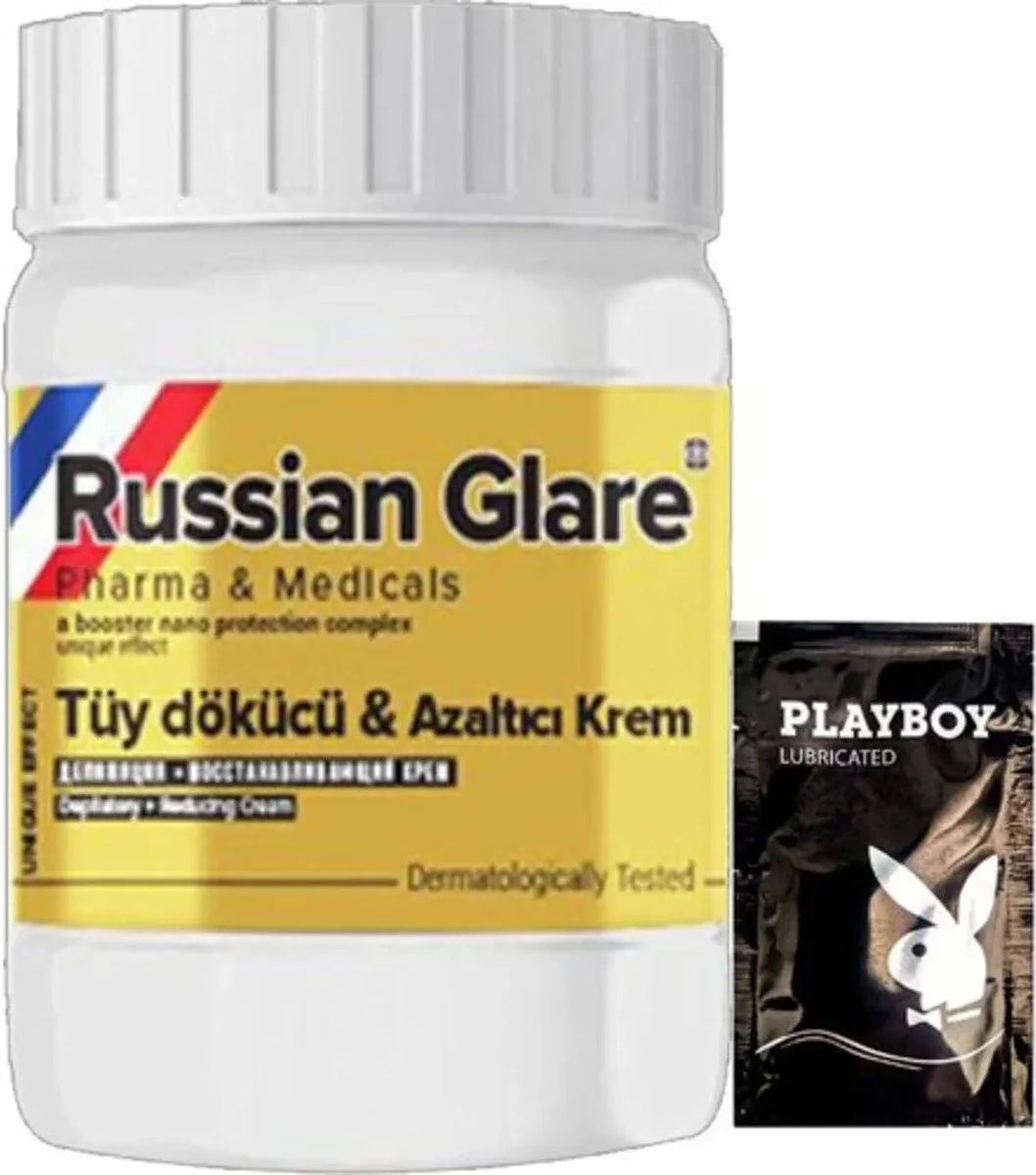 Rusian Glare Nano Tüy Kremi 50 ml + Bakım Jeli – Hassas Ciltler İçin Etkili Tüy Temizliği