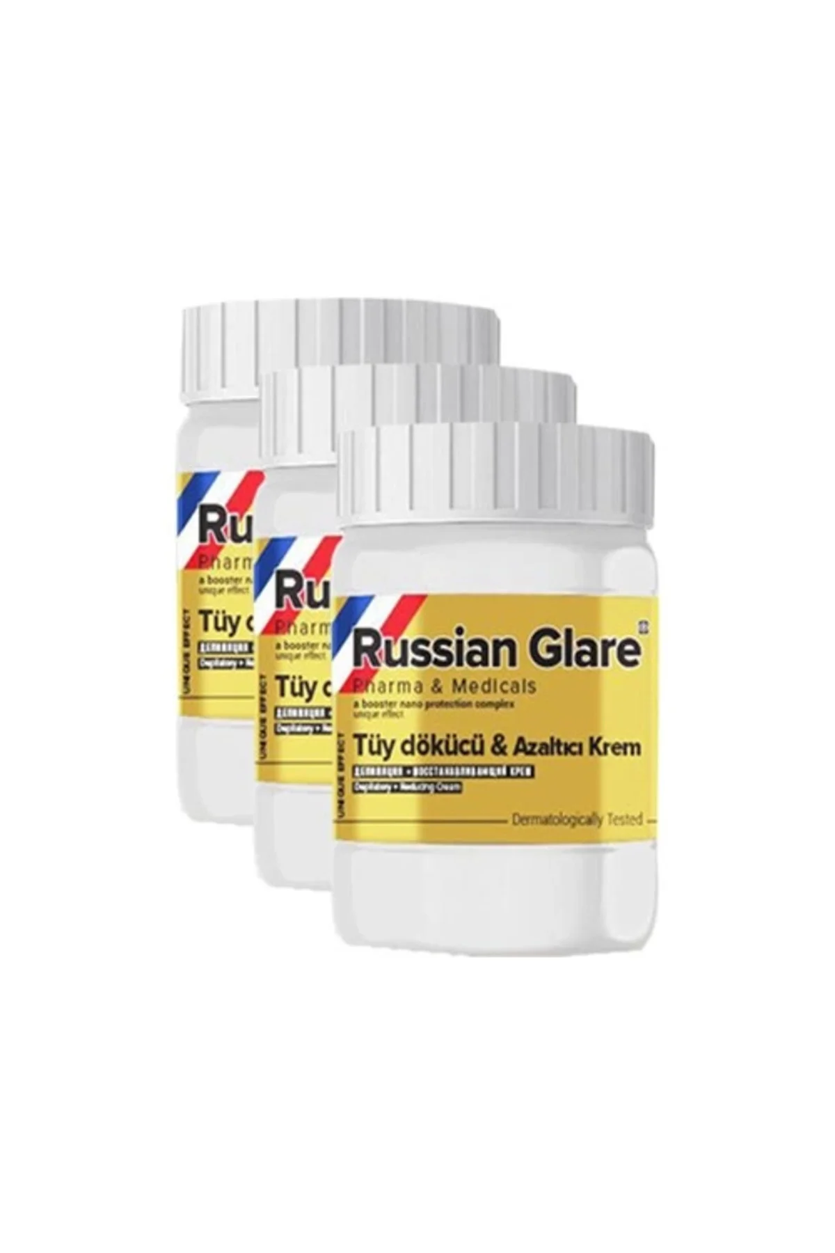 Russian Glare Tüy Dökücü Azaltıcı Merhem 3 Adet - Tüyleri Azaltan Etkili Merhem