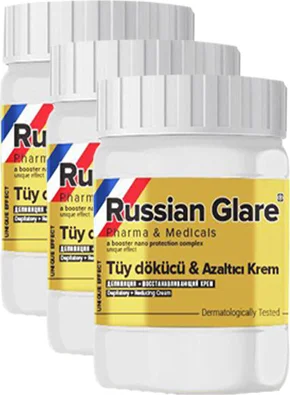 Russian Glare Tüy Dökücü Azaltıcı Merhem 3 Adet - Tüyleri Azaltan Etkili Çözüm Fiyatı, Yorumları ve Özellikleri