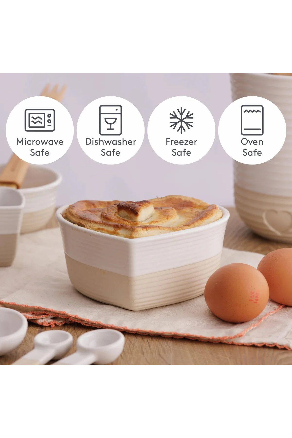 Rustic Charm Baking Dishes 14cm Fırın Kabı (1 Adet )