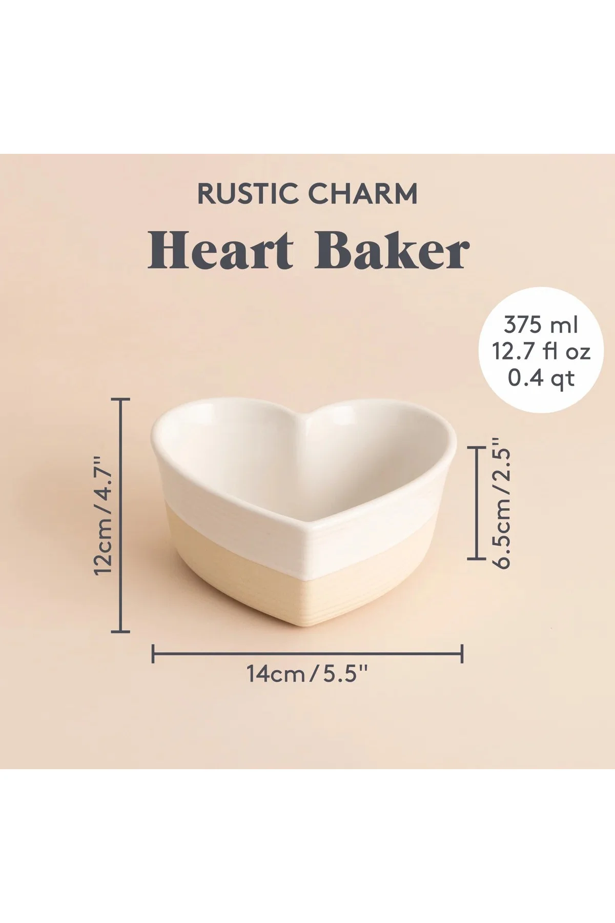 Rustic Charm Baking Dishes 14cm Fırın Kabı (1 Adet )