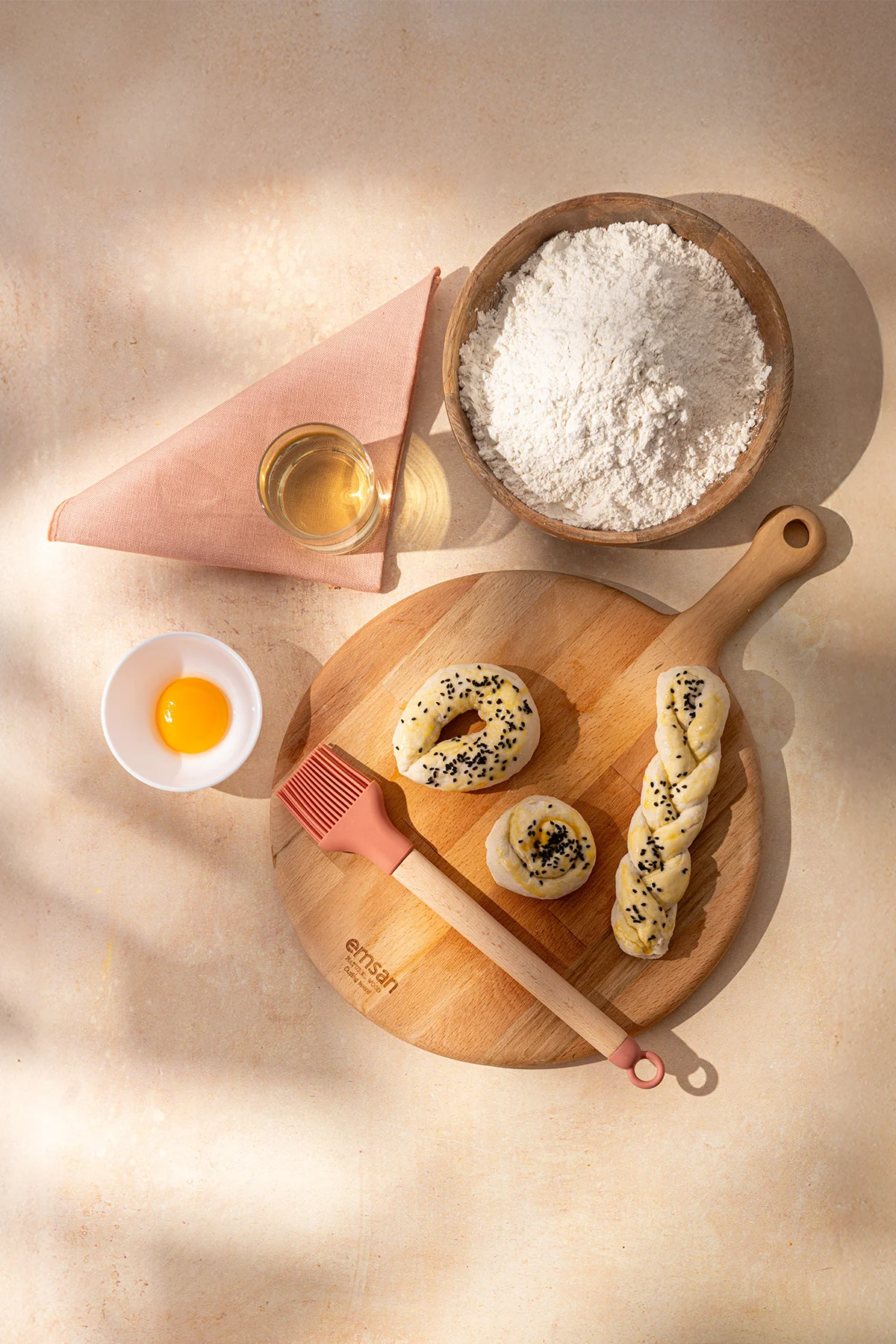 Rustik Silikon Yumurta Fırçası