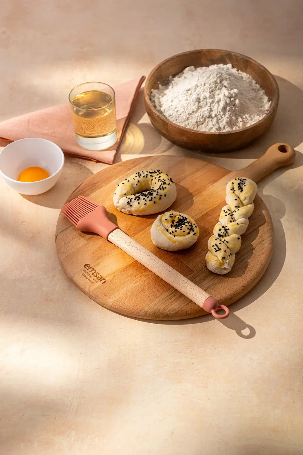 Rustik Silikon Yumurta Fırçası