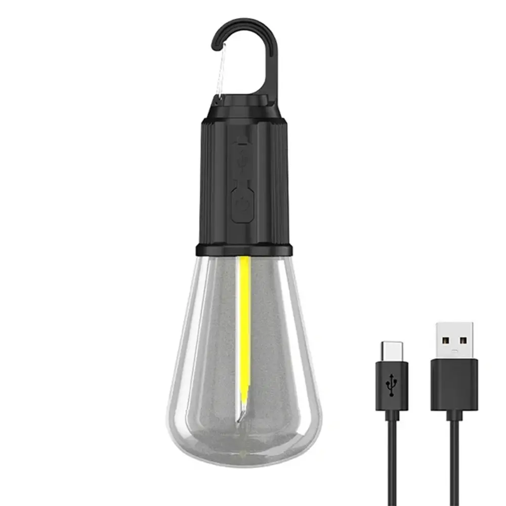 Rustik Taşınabilir Şarjlı Tasarruflu Ampul 10W Led Lamba Type-c Ş