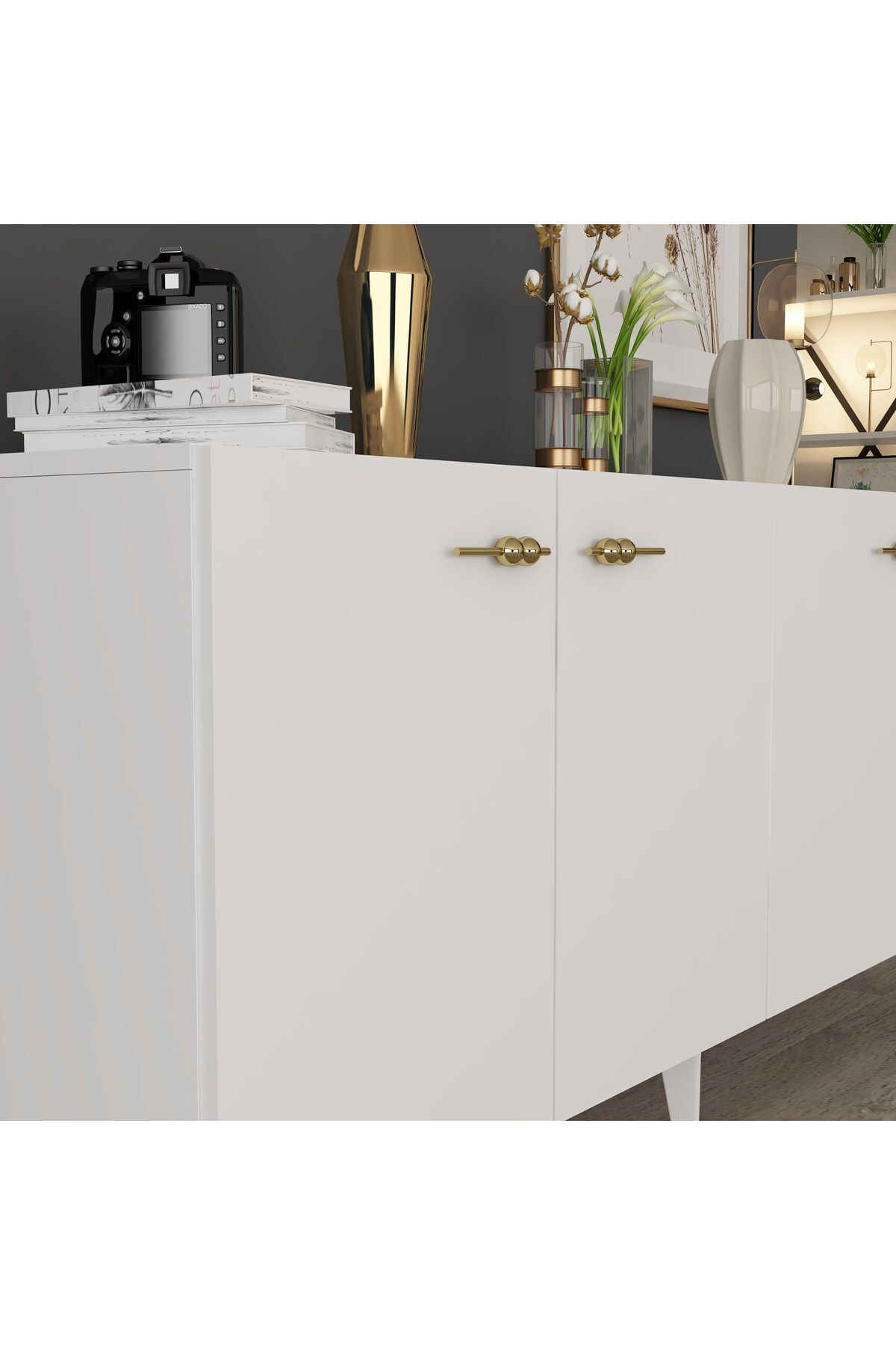 Cantek Dizayn Rüya Konsol Beyaz-Beyaz