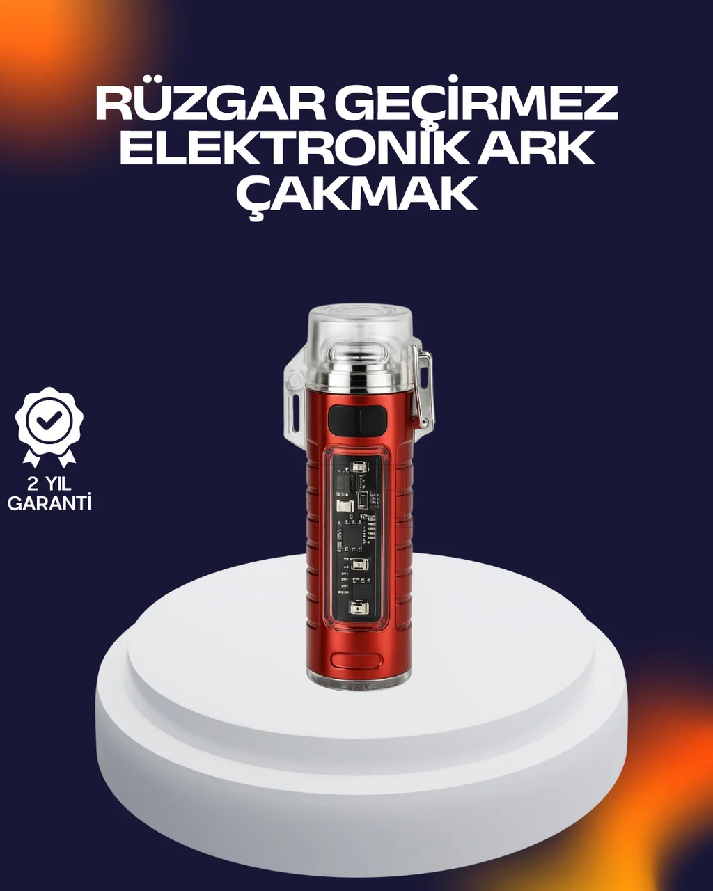 Rüzgar Geçirmez Elektrikli Çakmak Hayatta Kalma Tasarımlı - Lisinya Diğer